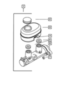 5072994AA - Service Brakes: Brake Master Cylinder for Mopar Image