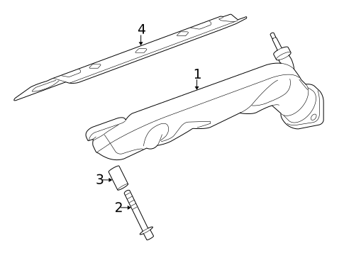 Exhaust Manifold for 2007 Land Rover LR3 #0
