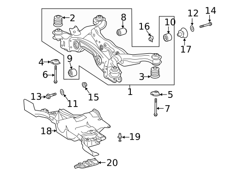 Suspension Components for 2021 Mercedes-Benz GLA35 AMG #2