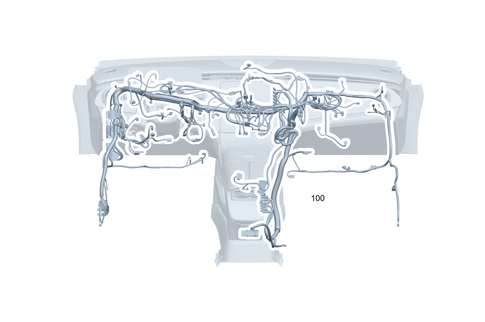 Cockpit Wiring Harness/Center Console Wiring Harness for 2025 Mercedes-Benz Maybach EQS 680 SUV #0