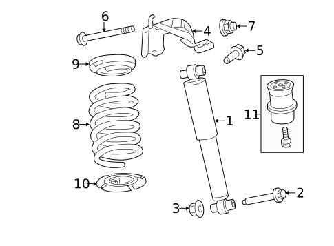 Shocks & Struts for 2010 Mercury Milan #2
