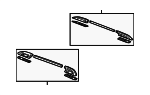 88944450 - : Roof Luggage Carrier Side Rail for GM Image
