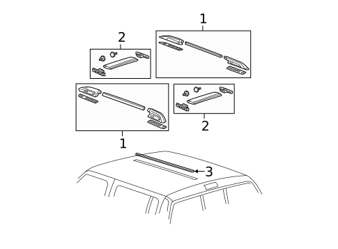 Luggage Carrier for 2002 Chevrolet S10 #0