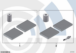 88002157552 - Value Parts&amp;Packages Service and Repair: Service Kit for Oil Service for BMW Image