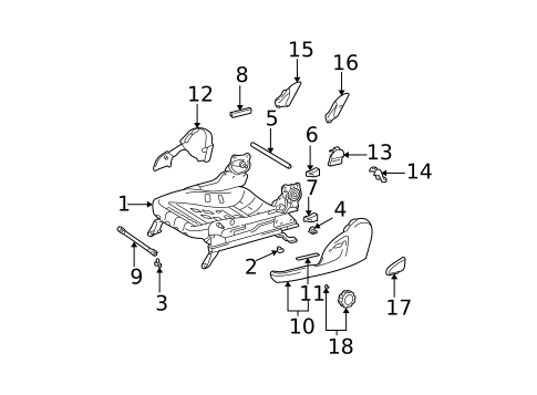 Tracks & Components for 2003 Toyota Camry #2