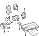 8943749521 - : Timing Cover for Isuzu Image