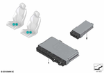 61355A7CB24 - Vehicle Electrical System: Seat Module for BMW: 330e, 330eX, 330i, 330iX, 430i, 430iX, 530e, 530eX, 530i, 530iX, 540dX, 540i, 540iX, 640iX, 740eX, 740i, 740iX, 745eX, 750i, 750iX, BMW ALPINA B7, BMW ALPINA XB7, i4 eDrive35, i4 eDrive40, i4 M50, i4 xDrive40, M340i, M340iX, M440i, M440iX, M5, M550iX, M760iX, X3 30eX, X3 30i, X3 30iX, X3 M, X3 M40iX, X4 30iX, X4 M, X4 M40iX, X5 40i, X5 40iX, X5 45eX, X5 50eX, X5 50iX, X5 M, X5 M Comp., X5 M50iX, X5 M60iX, X6 40i, X6 40iX, X6 M, X6 M Comp., X6 M50iX, X7 40iX, X7 50iX, X7 M50iX, X7 M60iX, XM, XM Label Image image