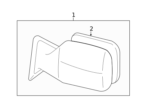 Outside Mirrors for 2005 Toyota Land Cruiser #0
