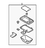 C24588BN002 - Body: Tray for Mazda Image