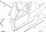 41217022590 - : Reinforcement Column B Inside Right for BMW Image