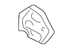 51218164780 - Body: Door Lock Striker Plate Gasket for BMW Image