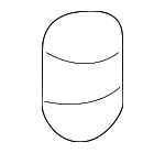 52208238999 - Body: Handle, Inside Grommet for BMW: 525i, 528i, 530i, 540i, 740i, 740iL, 750iL, M5 Image