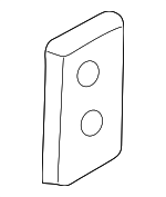 41511925445 - Body: Lower Hinge Lock Plate for BMW: 525i, 528i, 530i, 540i, 740i, 740iL, 750iL, M5 Image