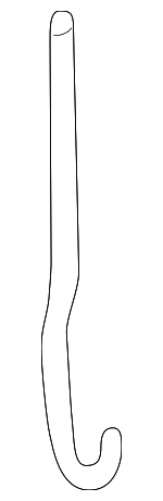 51228170493 - Body: Lock Rod for BMW: 740i, 740iL, 750iL Image