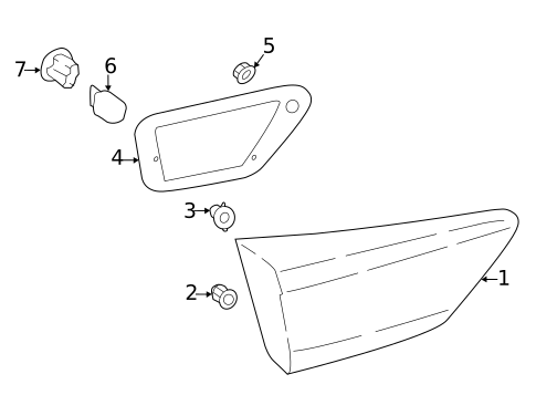 Backup Lamps for 2017 Subaru Impreza #1