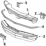 E3SZ17757A - Body: Reinforcement for Ford: Thunderbird | Mercury: Cougar Image