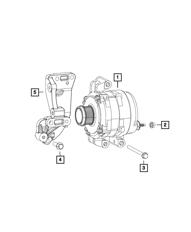 6509154AA - Electrical: Hex Flange Head Bolt for Mopar Image