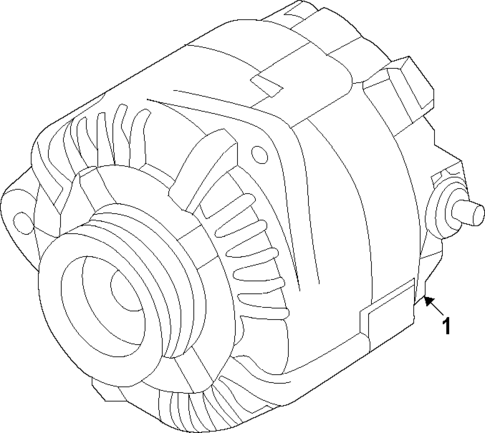 Alternator for 2022 Nissan Armada #1