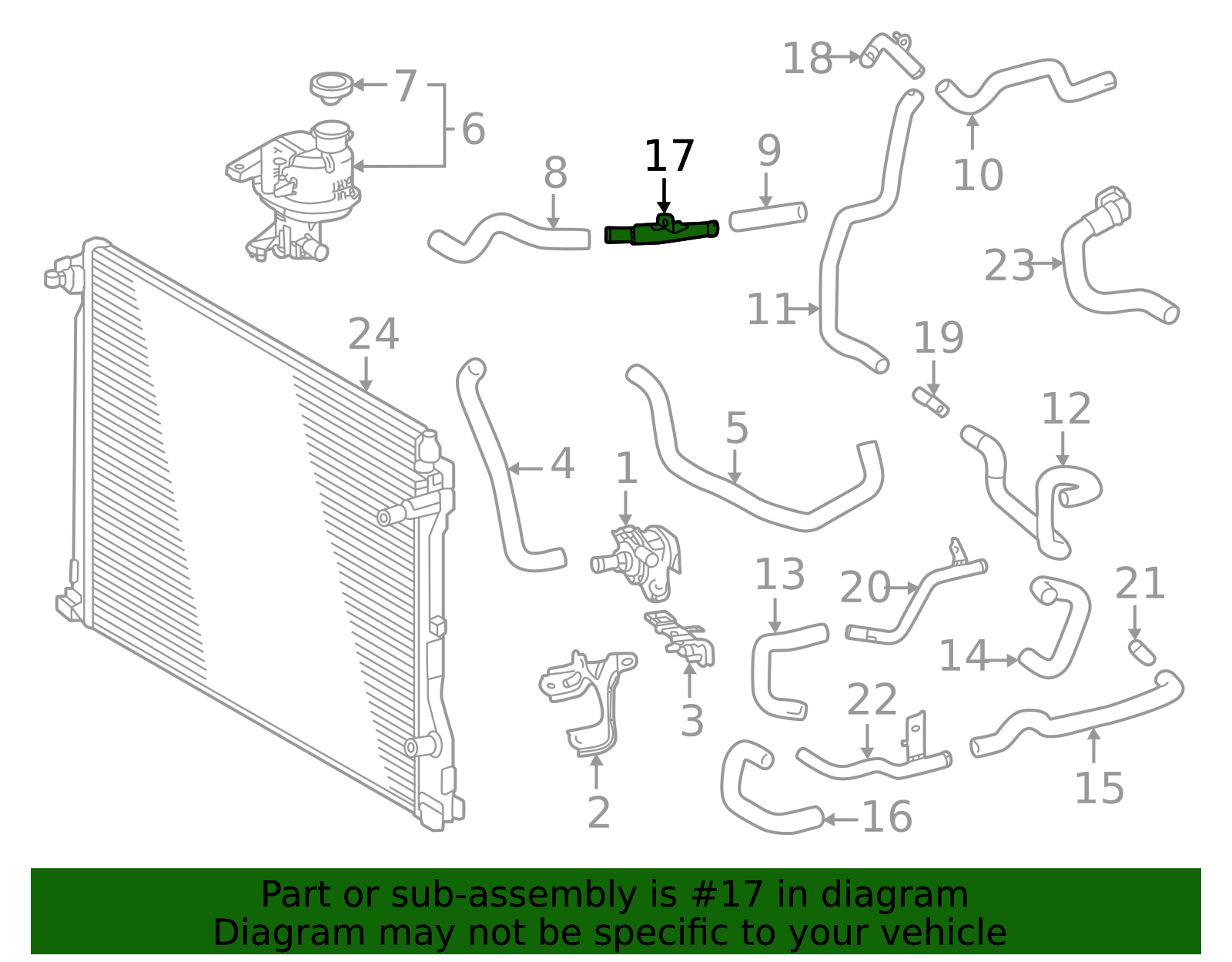 2021-2025 Toyota Mirai Drive Motor Inverter Coolant Line Adapter G91D4 ...