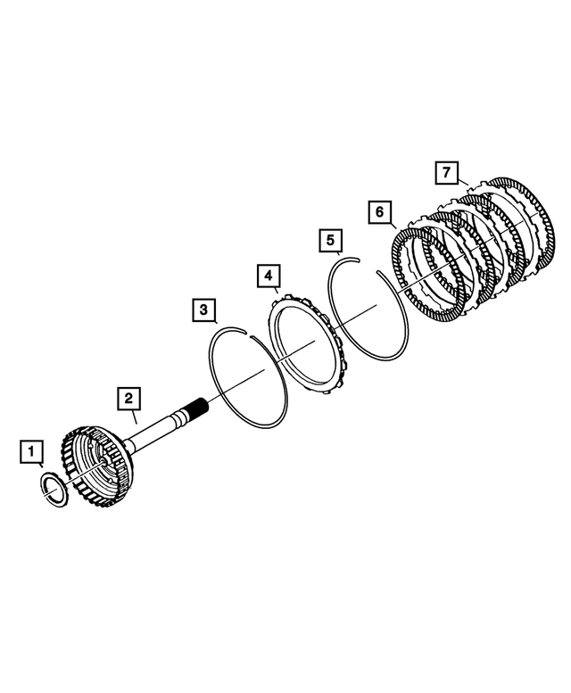 5127485AA - Automatic Transmission Multi-Speed: Underdrive Clutch Hub And Shaft for Mopar Image