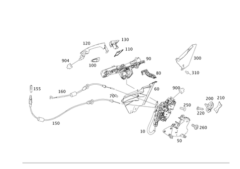 Locking System for 2013 Mercedes-Benz GLK350 #0