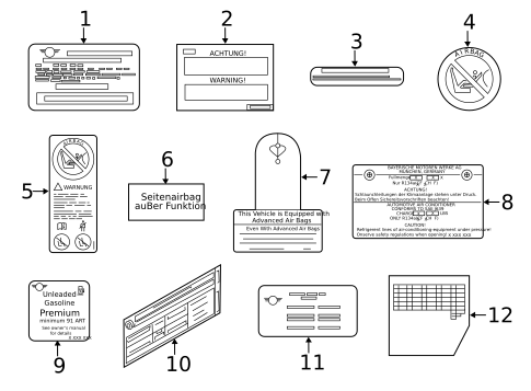 Labels for 2013 Mini Cooper #0