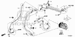 80050T2FH01 - Body/Air Conditioning: LABEL, AIR CONDITIONER INFORMATION (HFC134A) for Honda Image