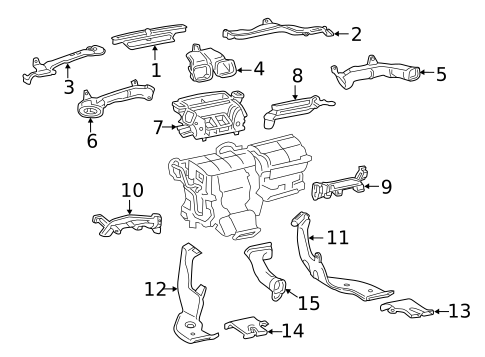 Ducts for 2024 Toyota Venza #0
