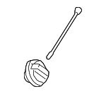 310103L600 - Fuel System: Fuel Cap for Genesis: G70, G80, G90 | Hyundai: Accent, Azera, Elantra, Elantra Coupe, Elantra GT, Entourage, Equus, Genesis, Genesis Coupe, Ioniq, Kona, Kona Electric, Kona N, Palisade, Santa Fe, Santa Fe Sport, Santa Fe XL, Sonata, Tiburon, Tucson, Veloster, Veloster N, Venue, Veracruz Image