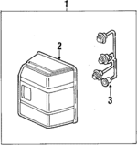 784203460 - Electrical: Tail Lamp Assembly for Subaru: Justy Image