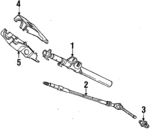53210SB3000 - Steering: Jacket for Honda: Civic Image