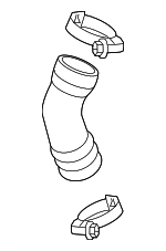 1K0145838AA - Cooling System: Connector Hose for Volkswagen: Beetle, Golf, Jetta Image
