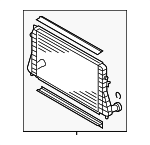 1K0145803AE - Cooling System: Inter-cooler for Volkswagen: Beetle, Golf, Jetta Image