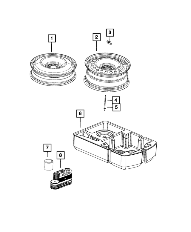 68346530AB - Wheels: Load Floor Support for Mopar Image