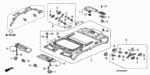 83248SG0003 - Interior/Bumper: SPACER, GRAB RAIL for Acura Image