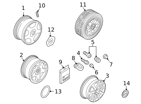 Covers & Trim for 2001 Audi Allroad Quattro #0