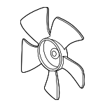 19020RN0A71 - Cooling System: Fan Blade for Honda: Pilot, Ridgeline Image