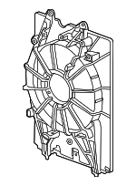 19015RN0A01 - Cooling System: Fan Shroud for Honda: Pilot, Ridgeline Image