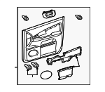 6761048441B0 - : Door Trim Panel for Lexus: RX400h Image