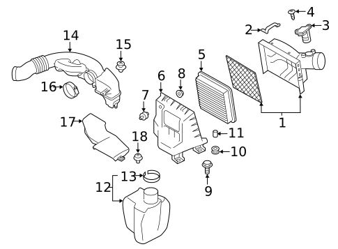 Air Cleaner for 2017 Subaru Impreza #0