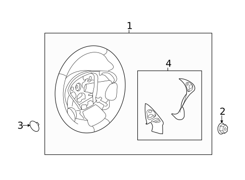 Steering Wheel & Trim for 2011 INFINITI M56 #0