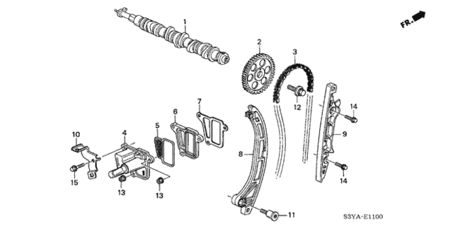 Camshaft - Cam Chain for 2005 Honda Insight #0