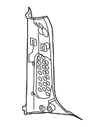 LR175184 - : Side Gate Trim for Land Rover: Discovery Image