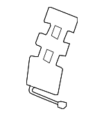 81524STKA11 - Body: Seat Back Heater for Acura: RDX Image