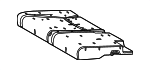 792350E100 - Body: Seat Cushion Pad for Toyota Image