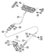 6503839 - Exhaust: Hex Head Bolt And Coned Washer for Mopar Image