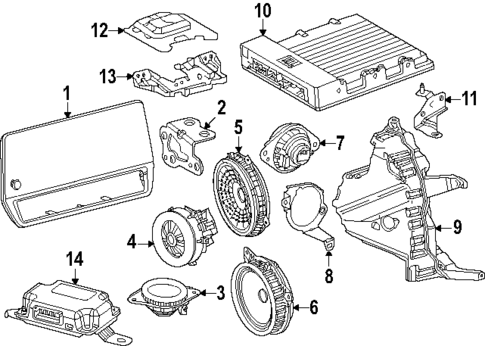 Antenna & Radio for 2025 Toyota Grand Highlander #1
