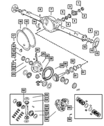 5135539AE - : Axle Housing for Dodge: Dakota Image