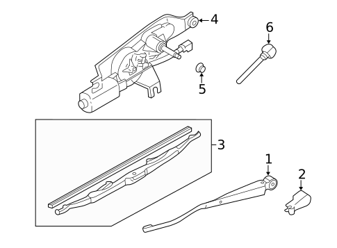 Wipers for 2001 Subaru Forester #1