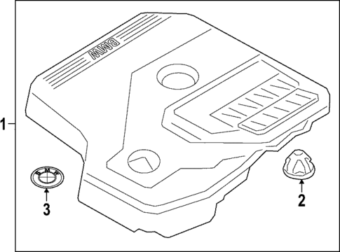Engine Appearance Cover for 2024 BMW 230i #0